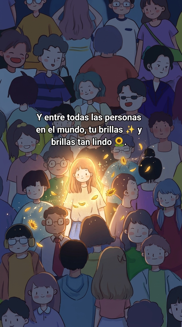Tú brillas tan lindo